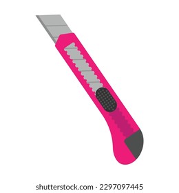 cutter knife - stationery icon vector design template