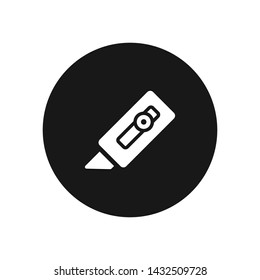 Cutter knife vector icon, simple sign for web site and mobile app.