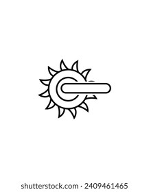 cutter line icon, vector best line icon.