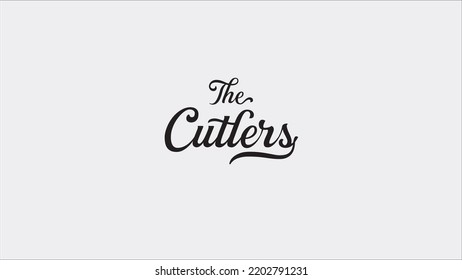 Friseur mit dem Cutter-Logo, Vektorgrafik-Haar