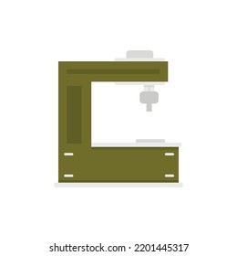Cutter milling machine icon. Flat illustration of Cutter milling machine vector icon isolated on white background
