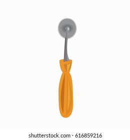 cutter for paper patterns - vector illustration