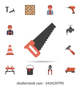 cutter, saw icon. Universal set of construction for website design and development, app development