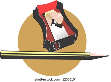  cutter sharpened pencil an cutter	