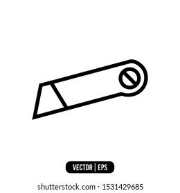 Cutter Simple Icon Vector Design