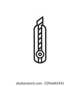 Cutter. Estacionamiento. Icono de vector simple.