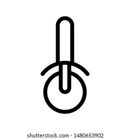 cutter thin line vector icon