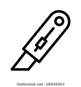 cutter thin line vetor icon