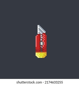 Cutter-Tool im Stil der Pixelkunst