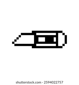 cutter tool retro pixel art