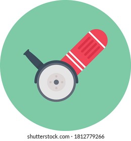 cutter vector flat color icon 