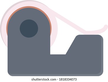 cutter vector flat color icon 