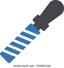 cutter vector glyph colour icon
