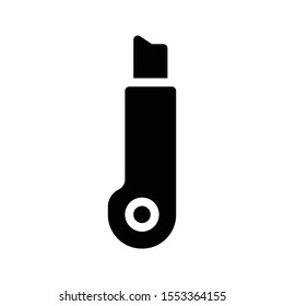 cutter Vector Glyph flat icon