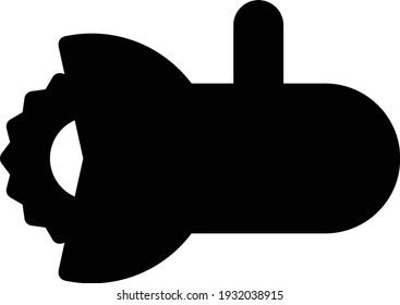 icono plano de glifo vector de recorte