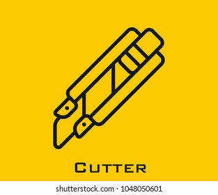 Cutter vector icon