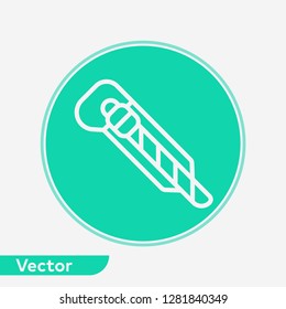 Cutter vector icon sign symbol