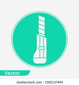 Cutter vector icon sign symbol