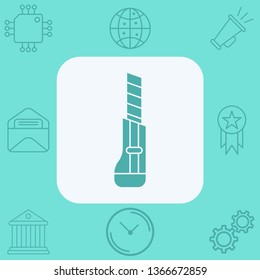 Cutter vector icon sign symbol
