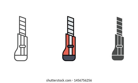 Cutter vector icon sign symbol