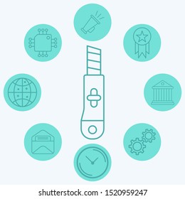 Cutter vector icon sign symbol