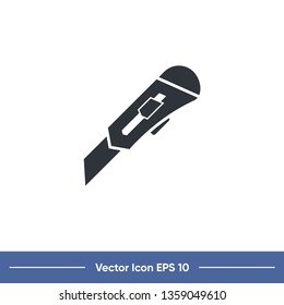 cutter vector icon template