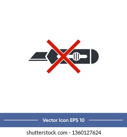 cutter vector icon template