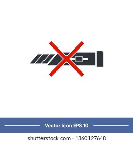 cutter vector icon template
