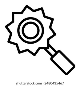 Diseño de iconos de línea de Vector de corte
