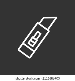 Cutter Vector Line Two Color Design