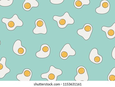 Cuttie scrambled eggs background