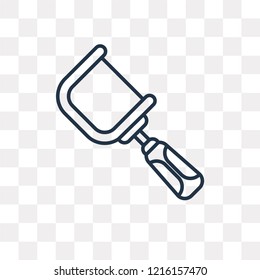 Cuttin Wrench vector outline icon isolated on transparent background, high quality linear Cuttin Wrench transparency concept can be used web and mobile