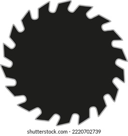 Cutting Blade Clipart (Editable file) - Vector Illustration