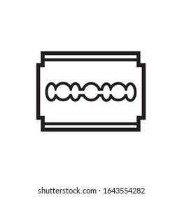 cutting blade salon accessory line style vector illustration design
