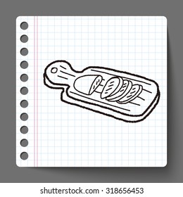 cutting board doodle