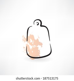 cutting board grunge icon