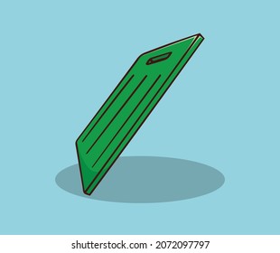 Cutting board hand drawing illustration