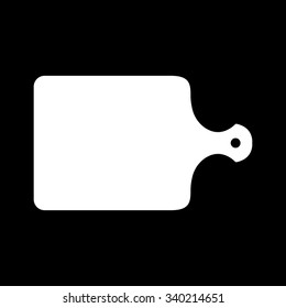 The cutting board icon. Chopping Board symbol. Flat Vector illustration