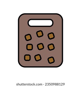 Cutting Board Icon Design For Personal And Commercial Use