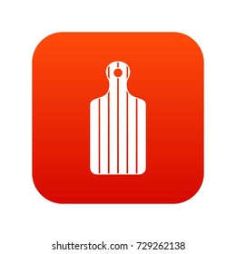 Cutting board icon digital red for any design isolated on white vector illustration