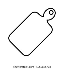cutting board icon. Element of kitchen tools for mobile concept and web apps icon. Thin line icon for website design and development, app development