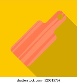 Cutting board icon. Flat illustration of cutting board vector icon for web