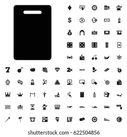 Cutting board icon illustration isolated vector sign symbol. casino icons vector set. on white background