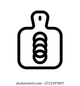 Schneidebrett Symbol Illustration Vektordesign Vorlage