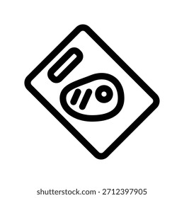 Plantilla de diseño de Vector de ilustración de icono de tabla de cortar