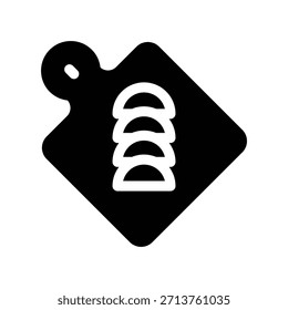 Plantilla de diseño de Vector de ilustración de icono de tabla de cortar