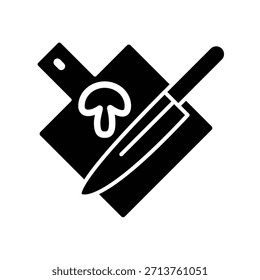 Schneidebrett Symbol Illustration Vektordesign Vorlage
