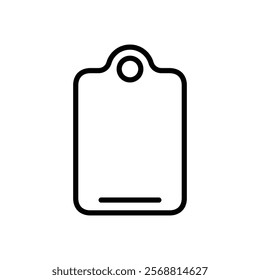 cutting board icon line vector design illustration in trendy style