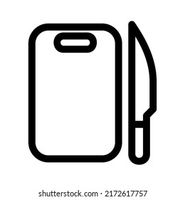 icono de tablero de corte o logotipo símbolo de signo aislado ilustración vectorial de alta calidad estilo negro iconos vectoriales
