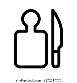 cutting board icon or logo isolated sign symbol vector illustration - high quality black style vector icons
